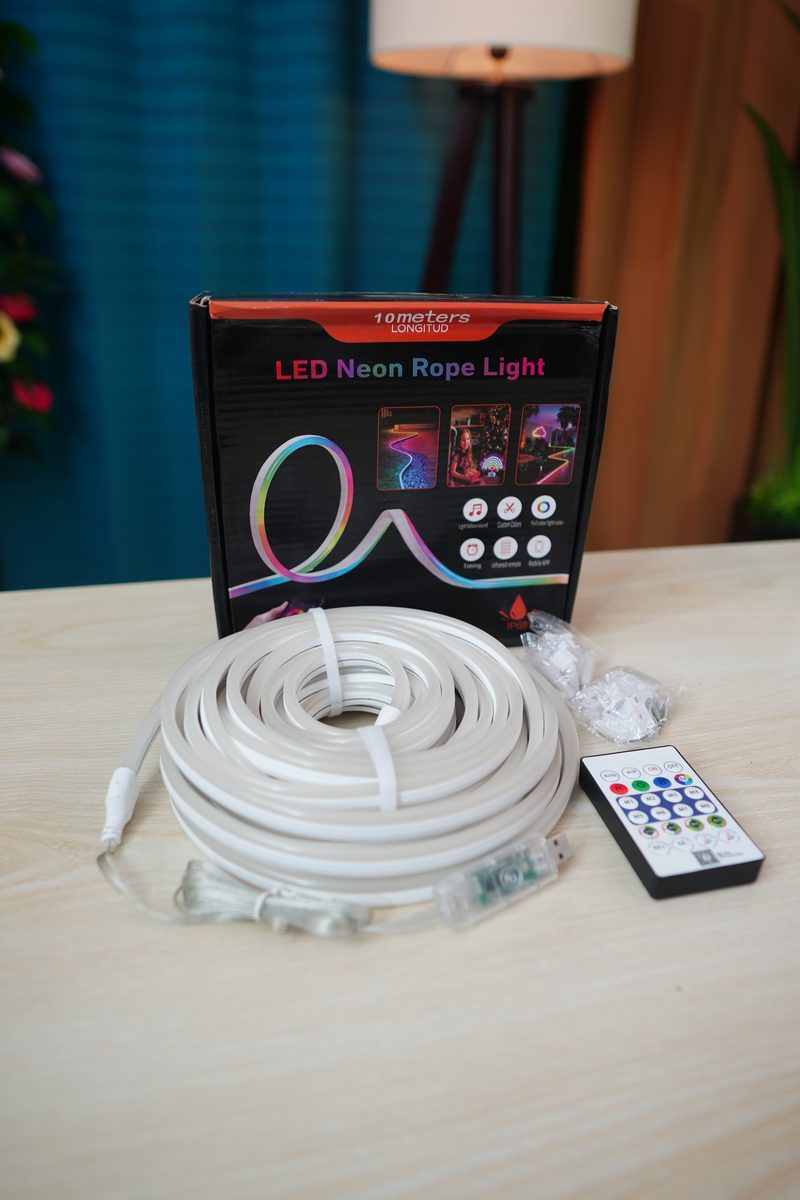 10M ARGB Neon Rope Light – App & Remote Control