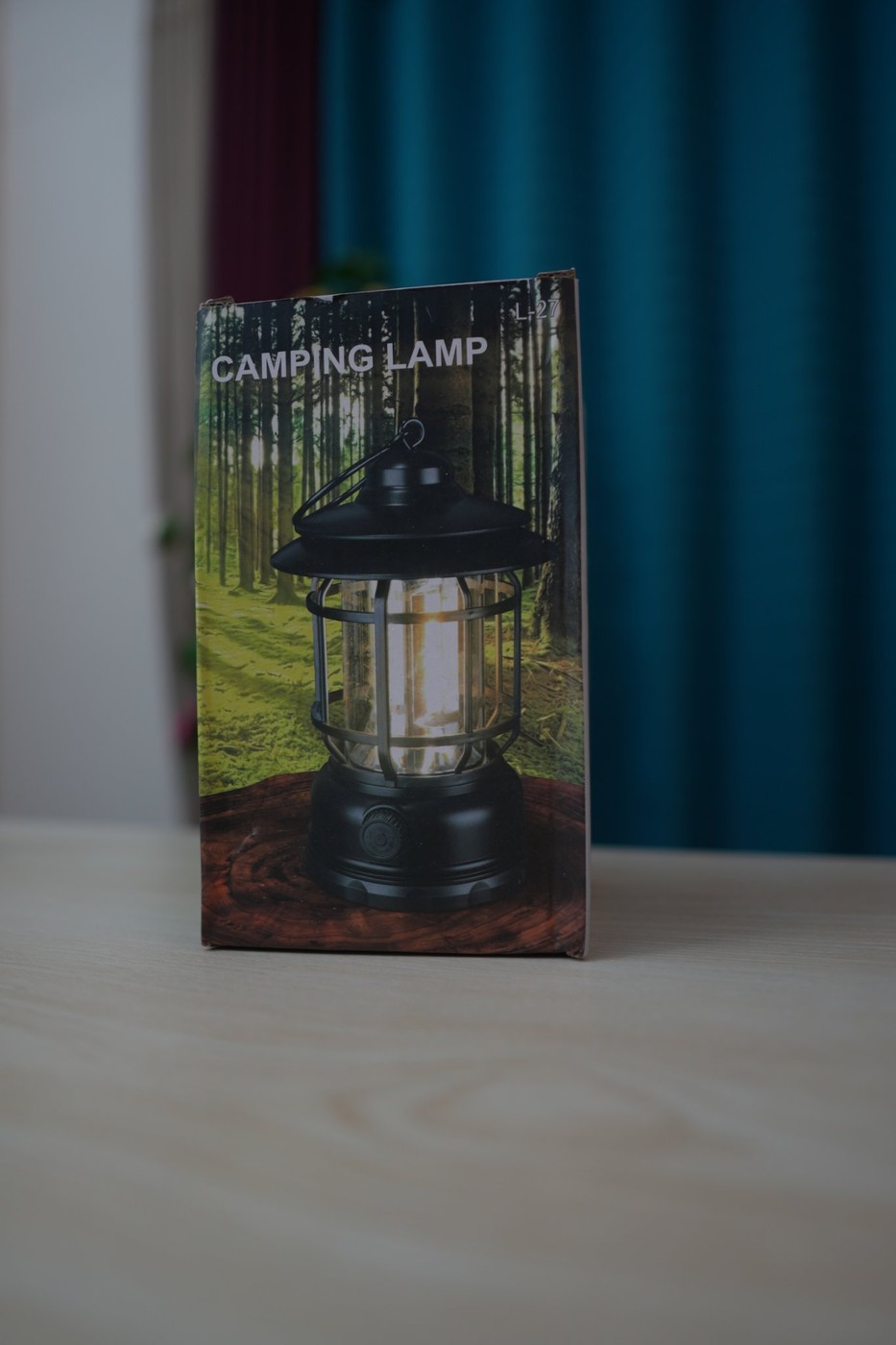 Rechargeable Camping Lamp L-27 (Retro Lantern, Type-C, Dimmable)