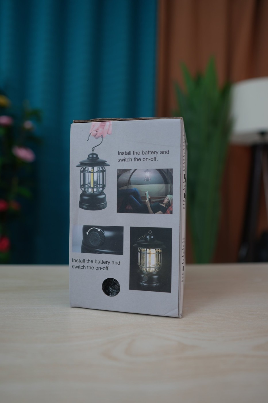 Rechargeable Camping Lamp L-27 (Retro Lantern, Type-C, Dimmable)