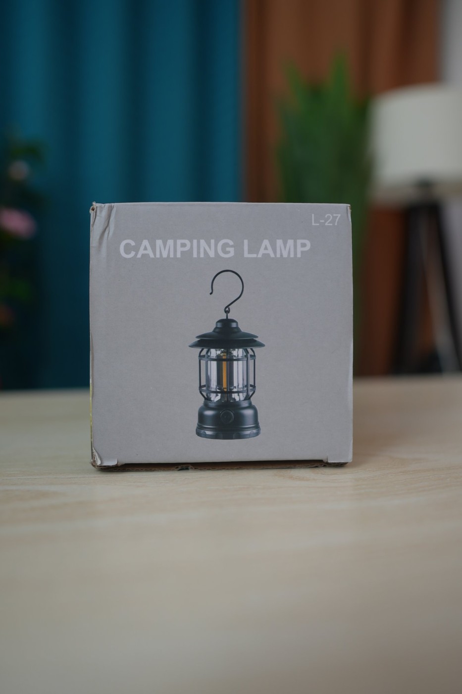 Rechargeable Camping Lamp L-27 (Retro Lantern, Type-C, Dimmable)