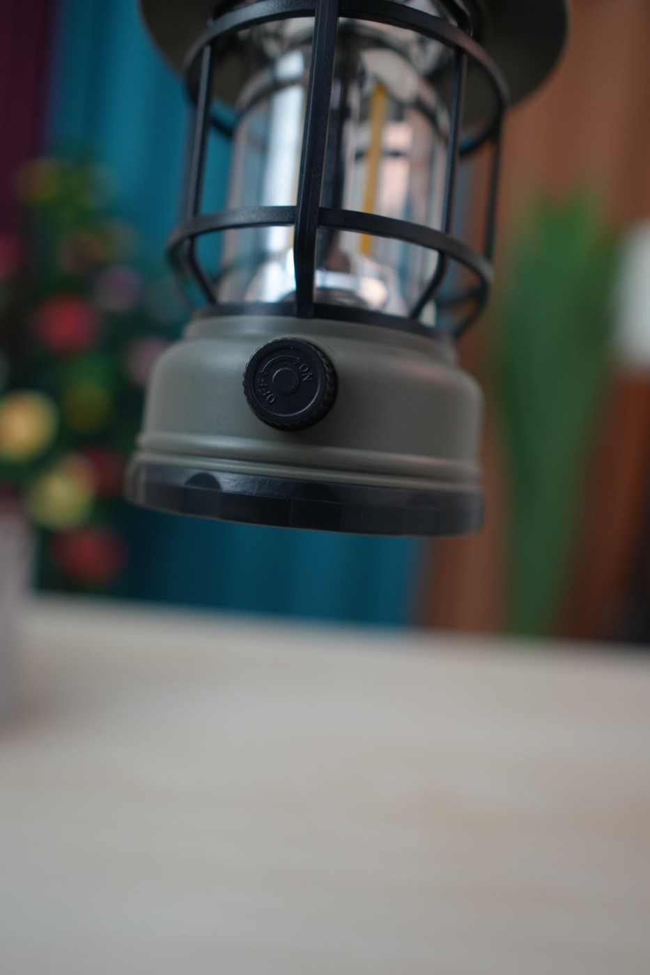 Rechargeable Camping Lamp L-27 (Retro Lantern, Type-C, Dimmable)
