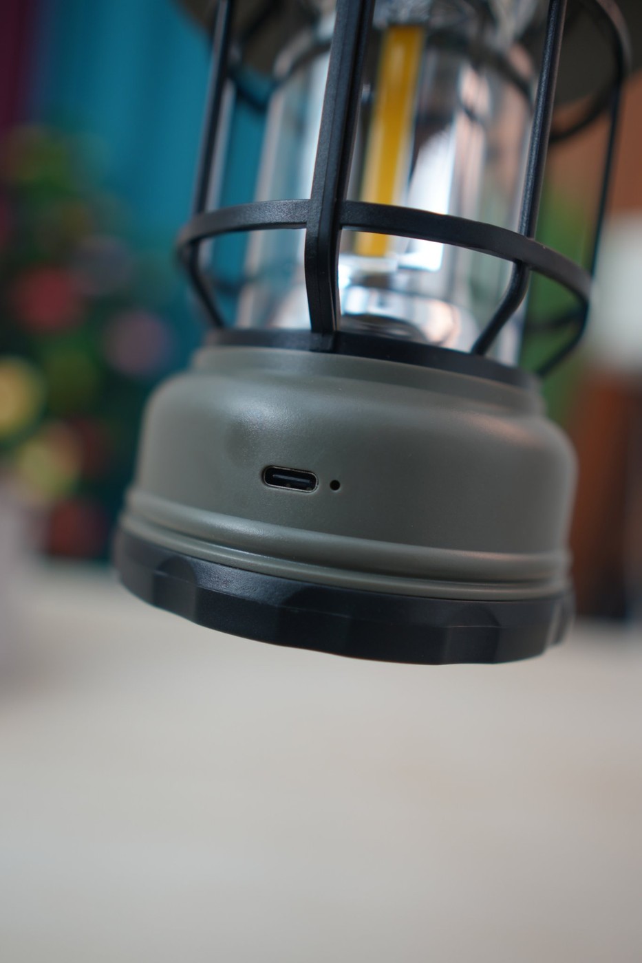 Rechargeable Camping Lamp L-27 (Retro Lantern, Type-C, Dimmable)