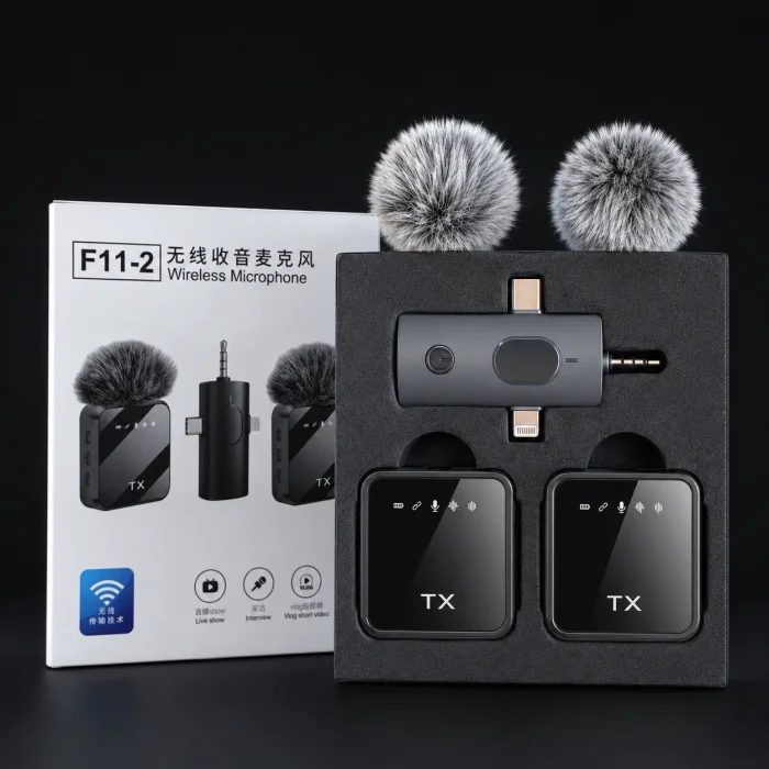 F11-2 Dual Wireless Microphone Set
