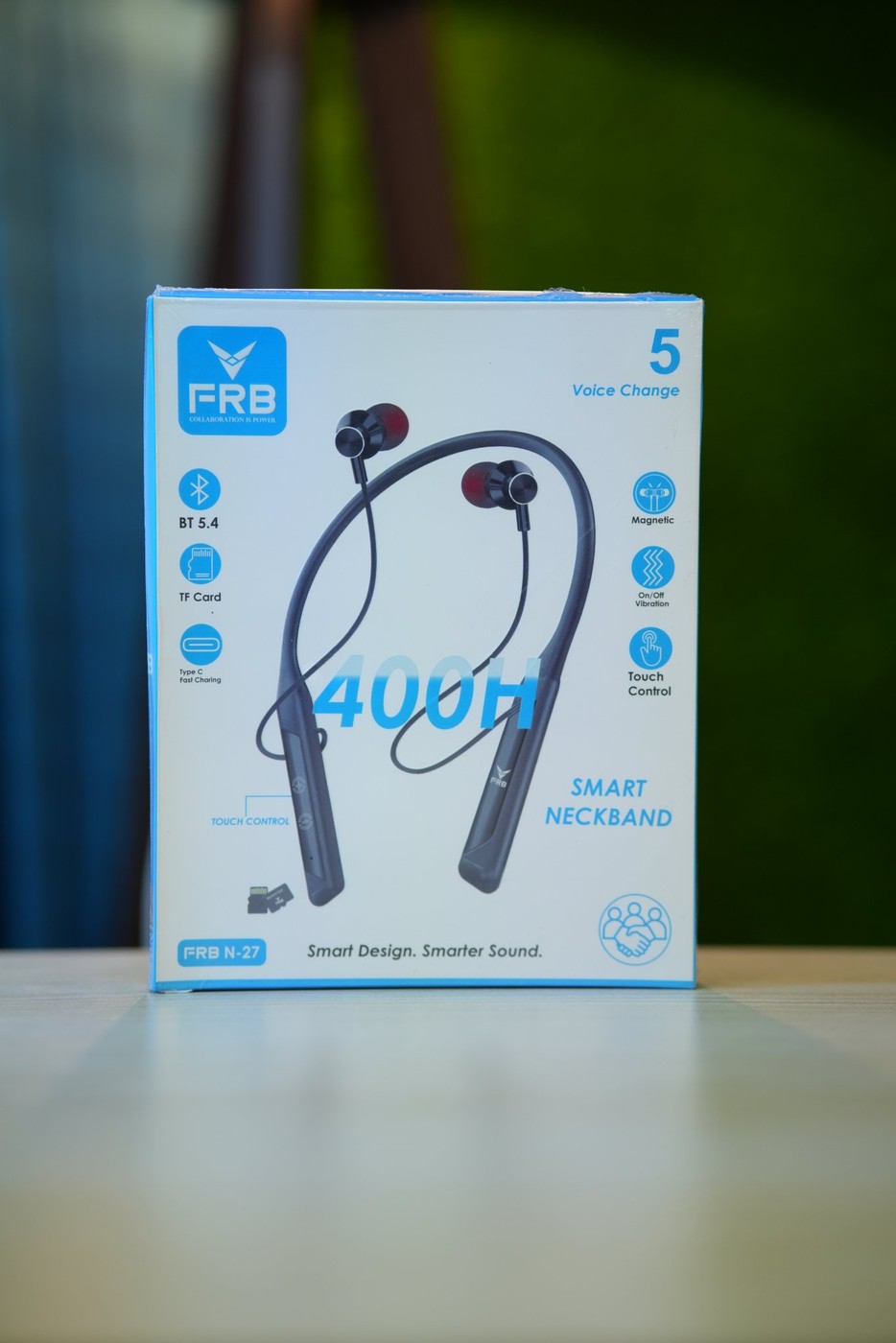 FRB N27 Wireless Neckband Earphone (400H Standby)