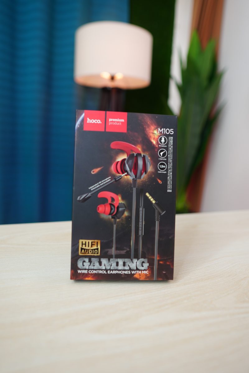 Hoco M105 Sharp Wired Gaming Earphones with Mic