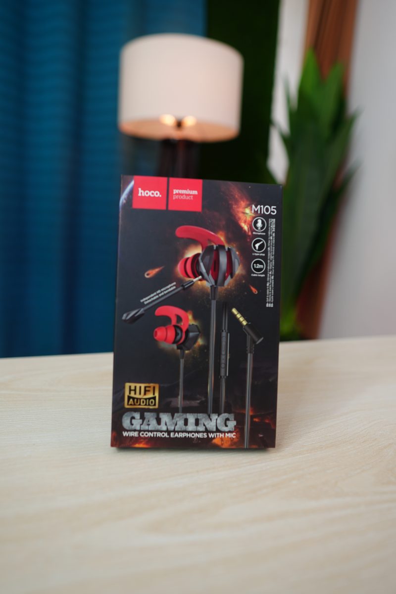 Hoco M105 Sharp Wired Gaming Earphones with Mic