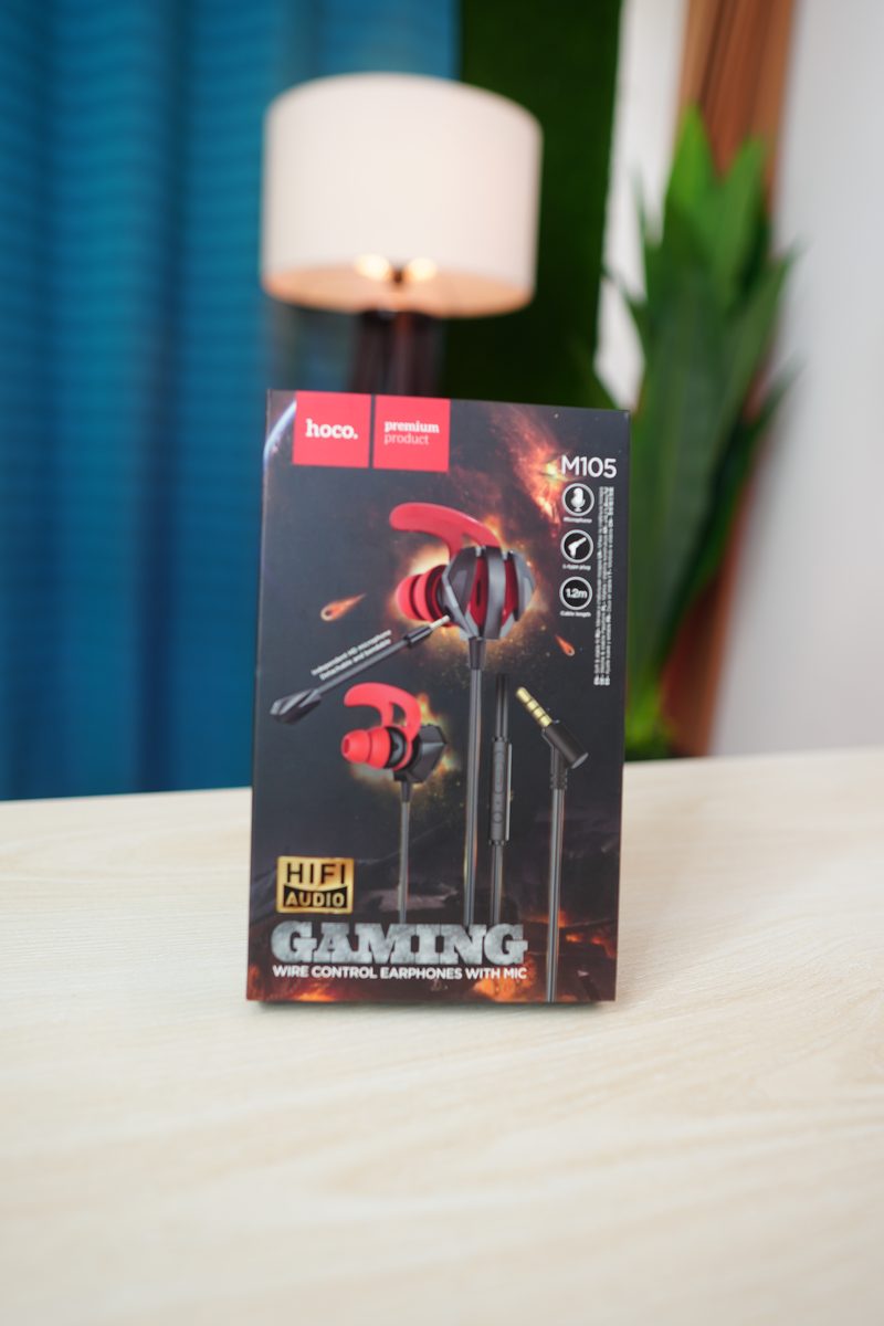 Hoco M105 Sharp Wired Gaming Earphones with Mic