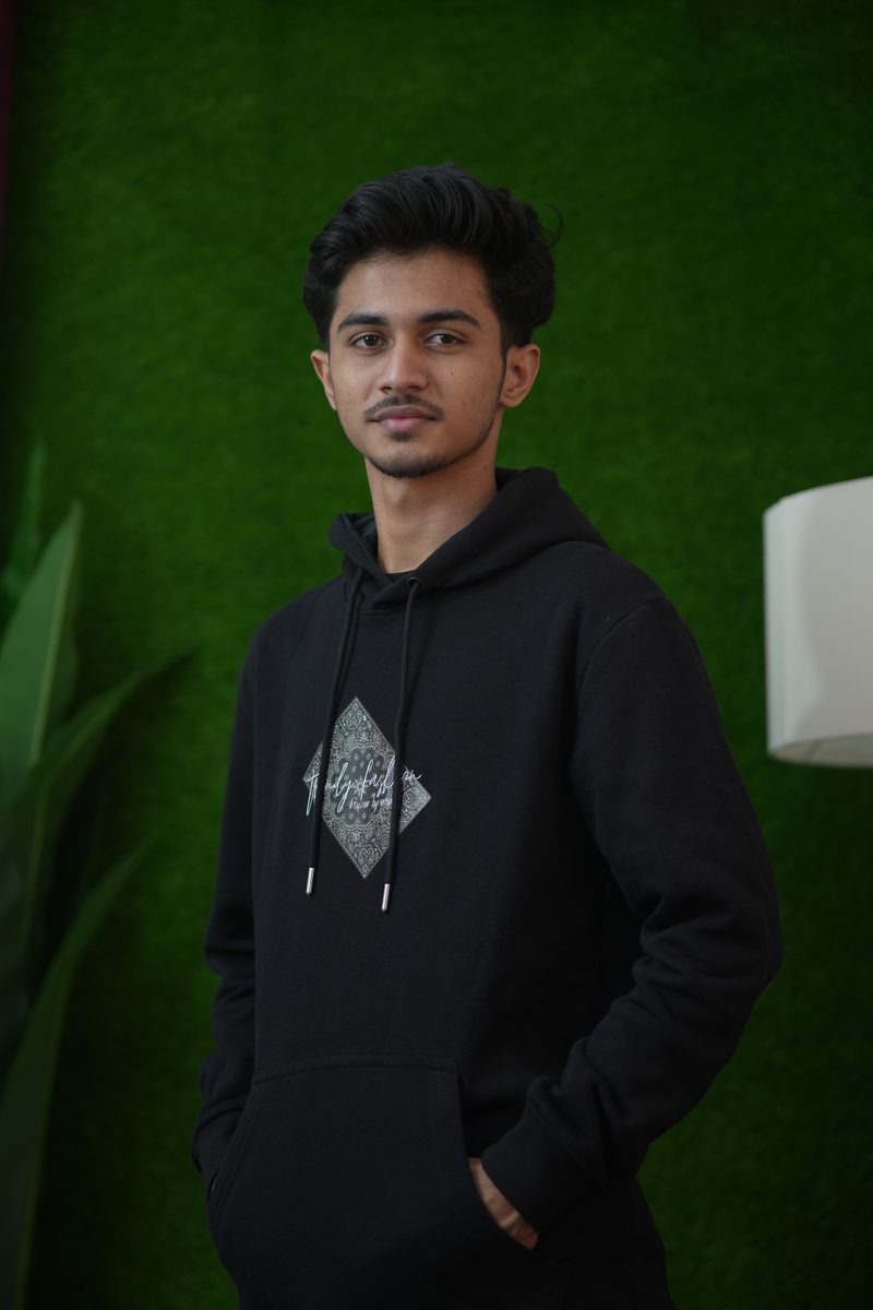 Black Paisley Hoodie & Dropsoulder Combo