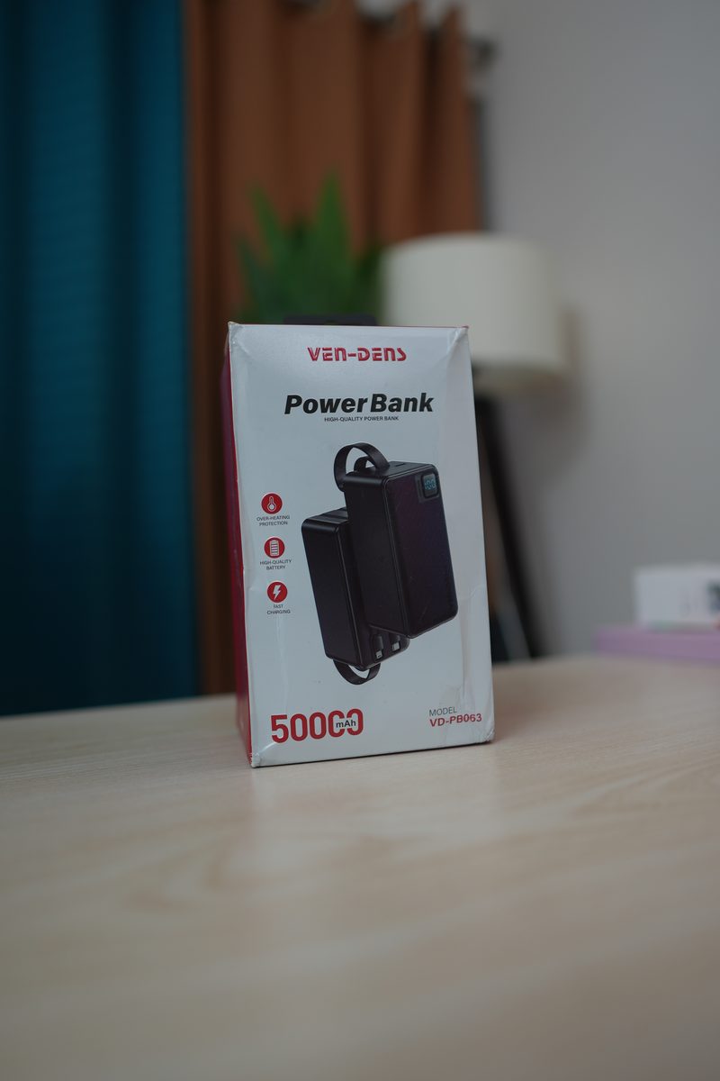 Ven-Dens 50000mAh VD-PB063 22.5W Fast Charging Power Bank