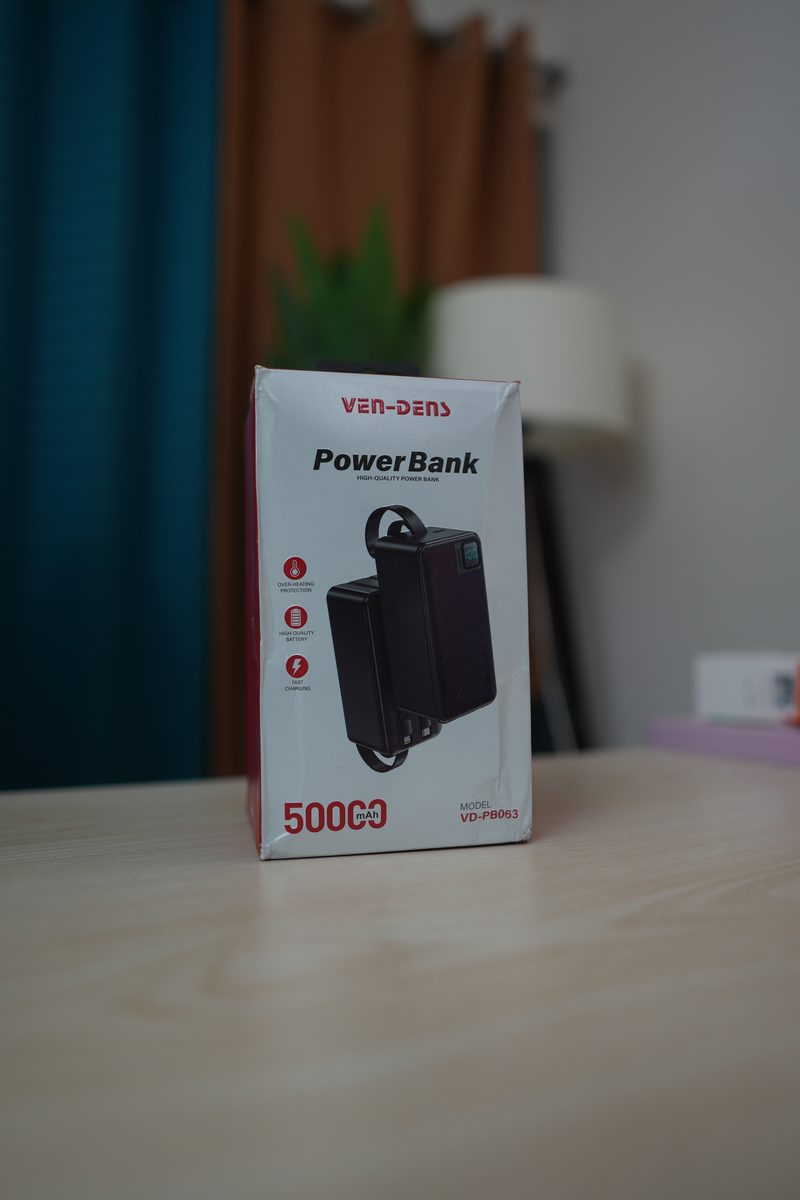 Ven-Dens 50000mAh VD-PB063 22.5W Fast Charging Power Bank