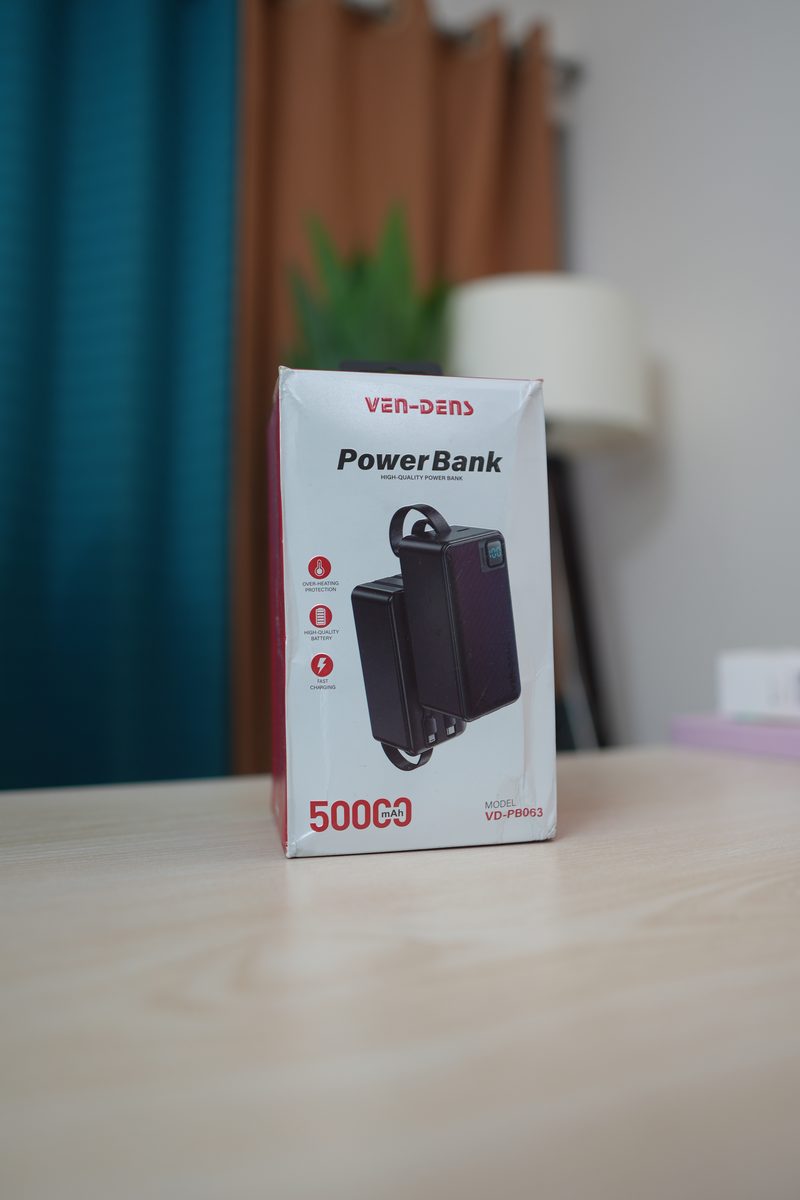Ven-Dens 50000mAh VD-PB063 22.5W Fast Charging Power Bank