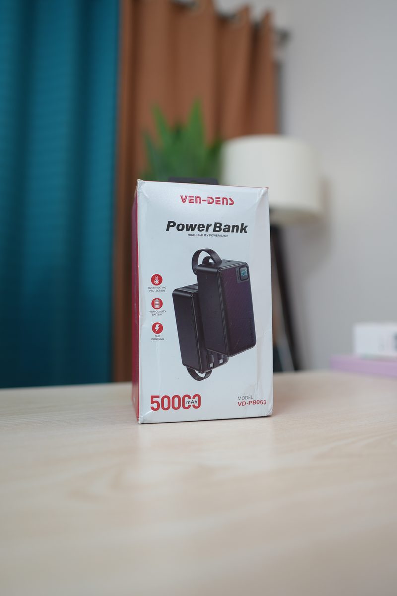 Ven-Dens 50000mAh VD-PB063 22.5W Fast Charging Power Bank