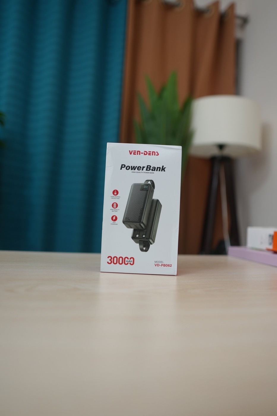 VEN-DENS Power Bank 30000mAh VD-PB062 (22.5W Fast Charging)
