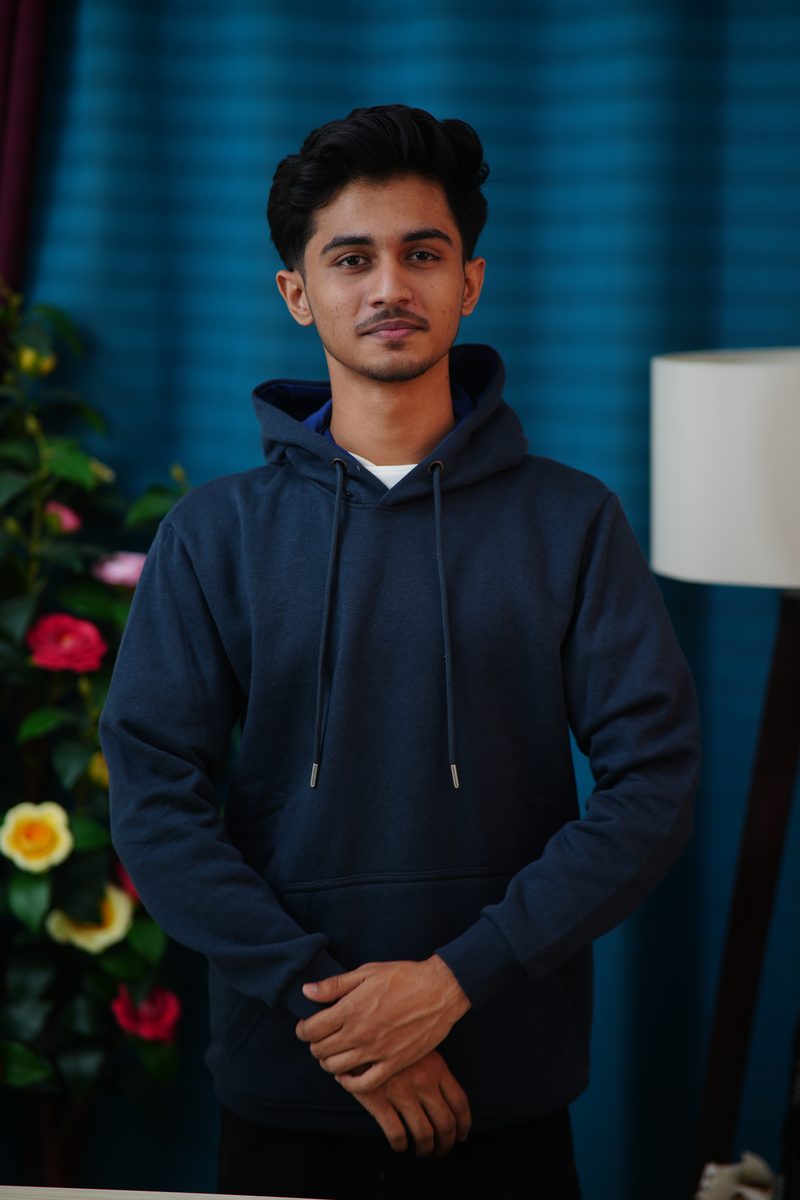 Premium Solid Color Pullover Hoodie for Men