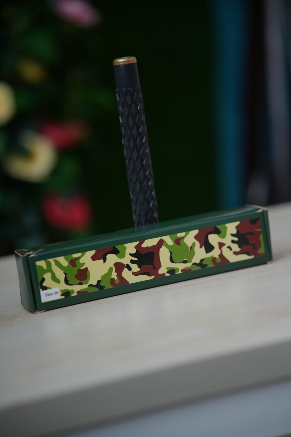 26 Inch Self Defense Stick (Golden, Expandable Metal Baton)